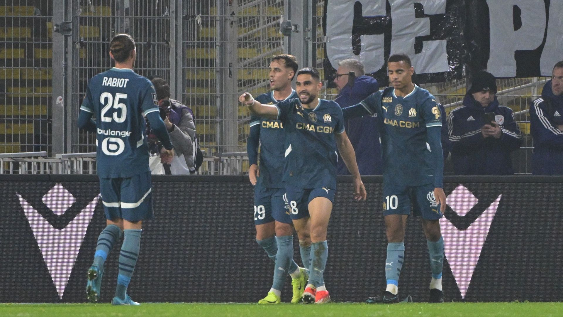 Neal Maupay Mason Greenwood Nantes Marseille Ligue 1