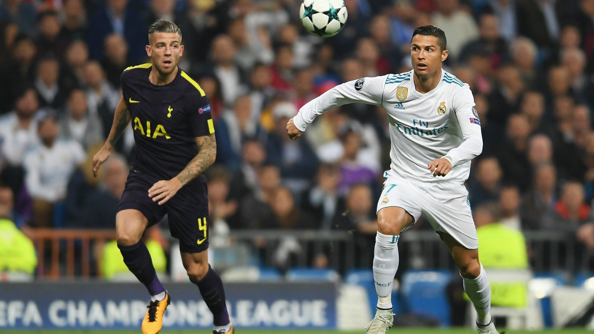 CRISTIANO RONALDO REAL MADRID TOTTENHAM CHAMPIONS LEAGUE