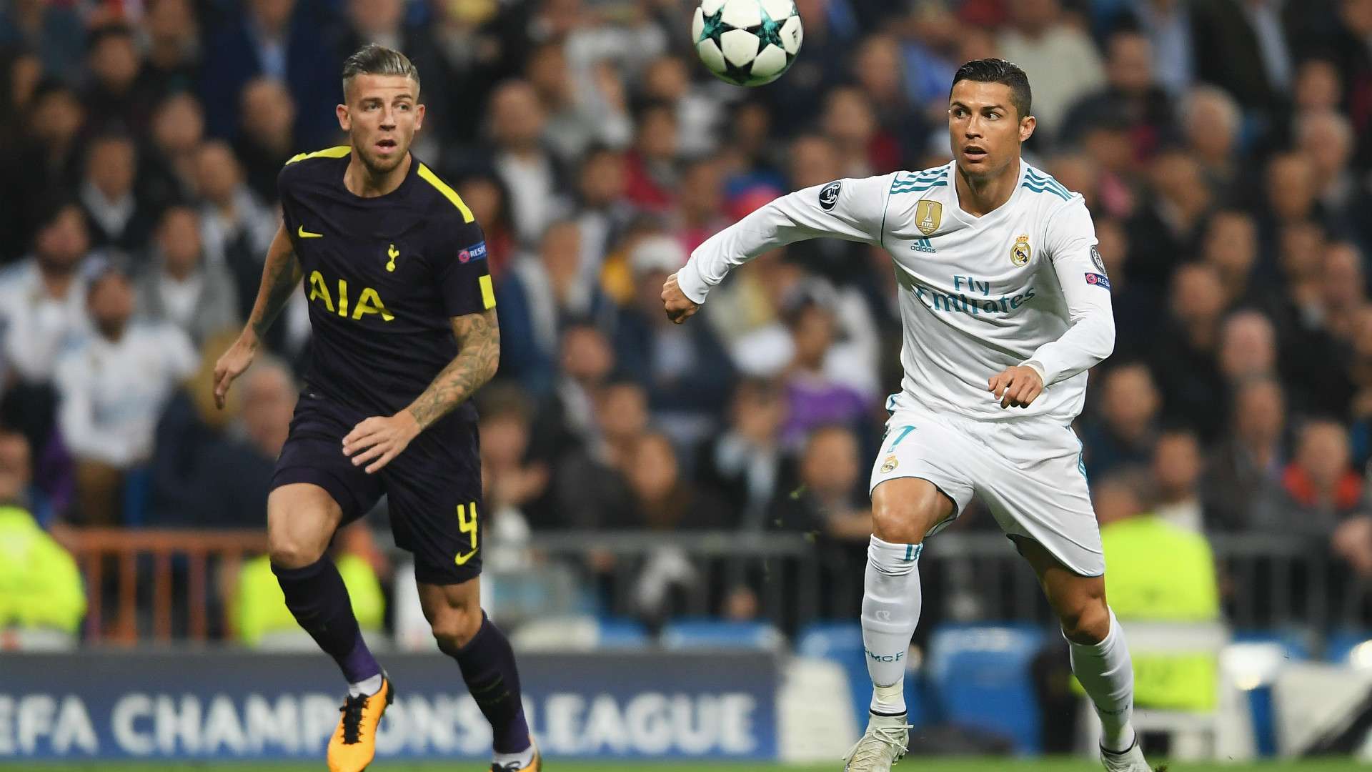 CRISTIANO RONALDO REAL MADRID TOTTENHAM CHAMPIONS LEAGUE