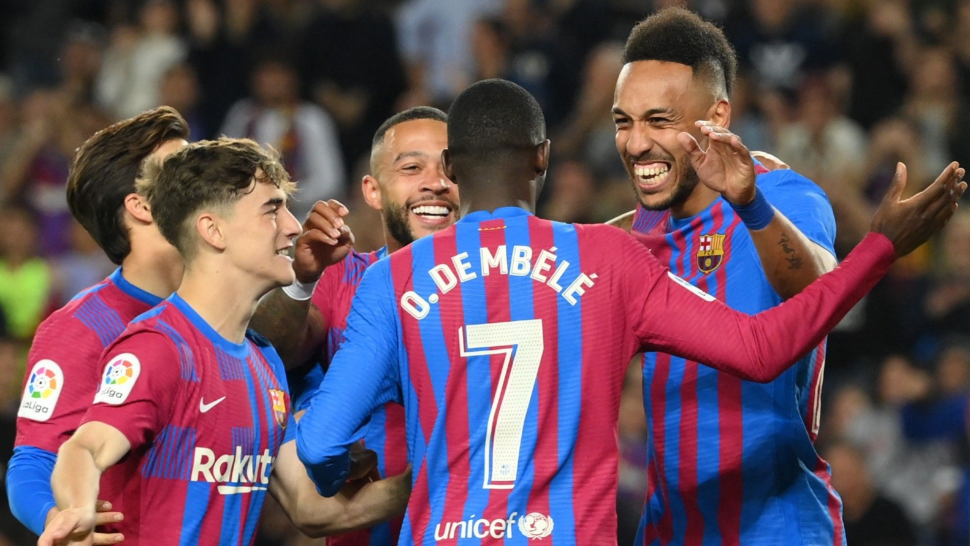 Barcelona goal players 2021-22