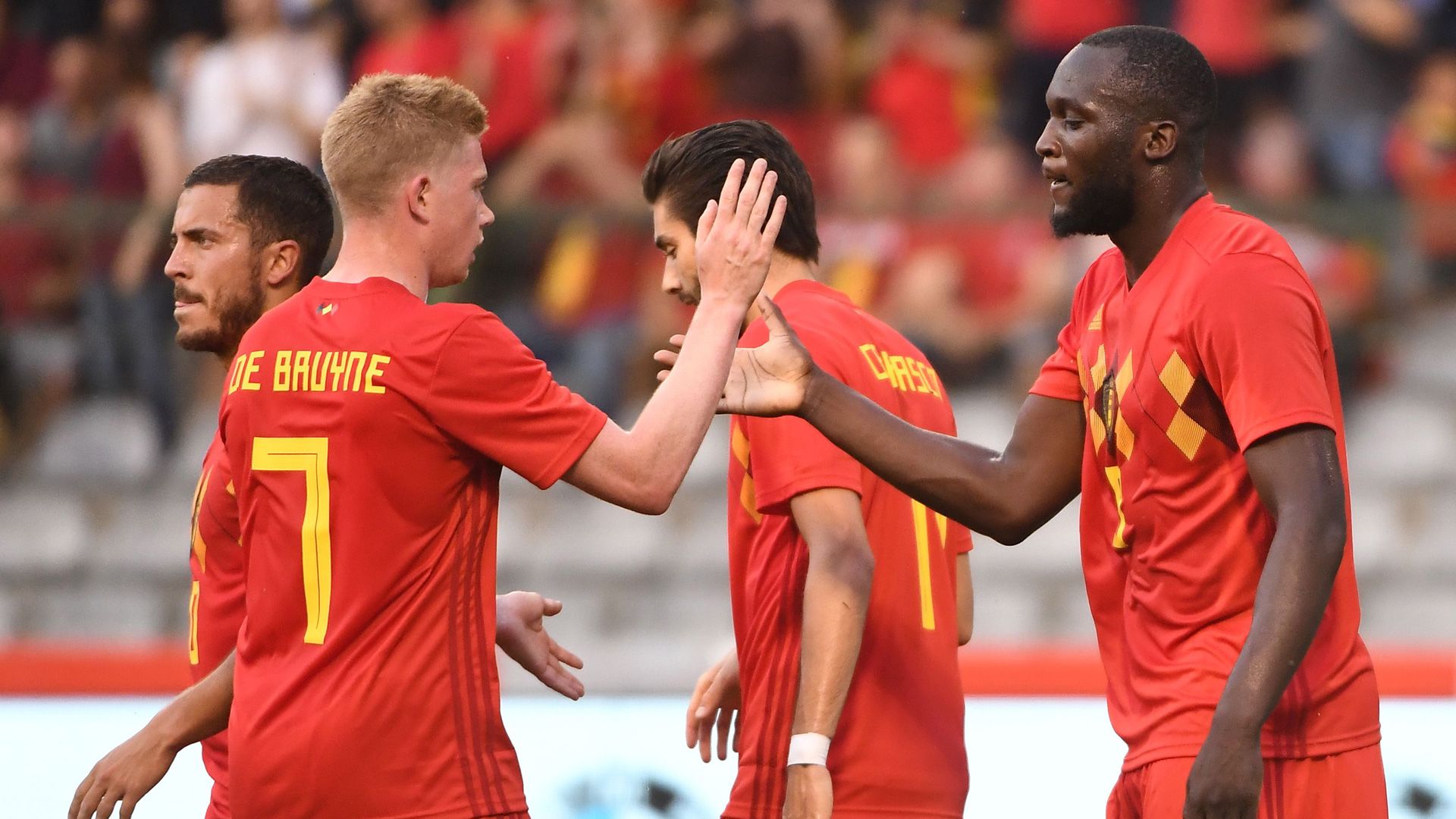 Belgien Team Jubel 06062018