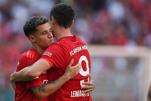 Philippe Coutinho & Robert Lewandowski