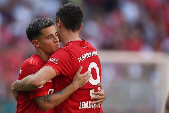Philippe Coutinho & Robert Lewandowski