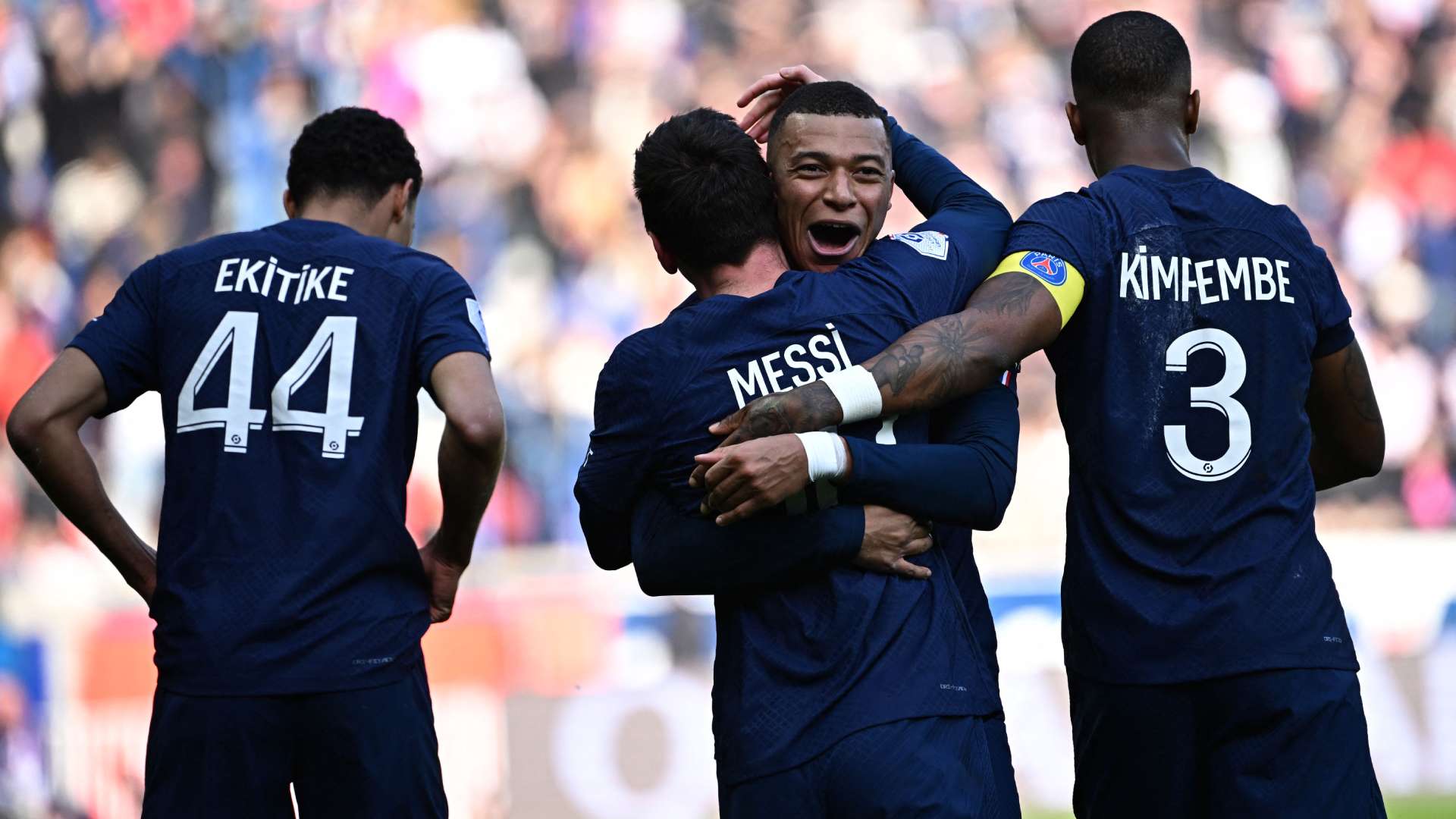 PSG Lille OSC LOSC Ekitike Mbappé Messi Kimpembe