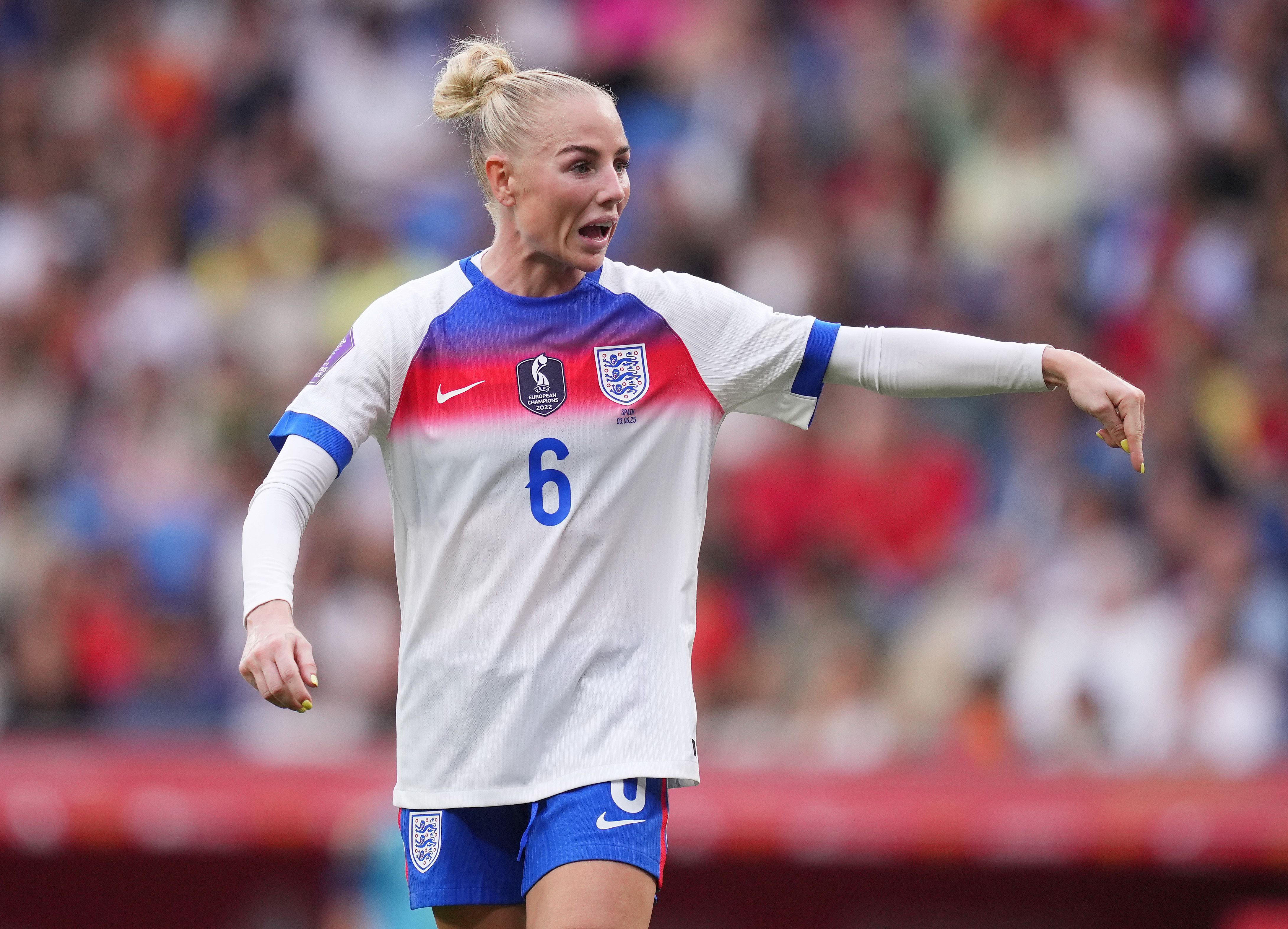 Alex Greenwood England 2025