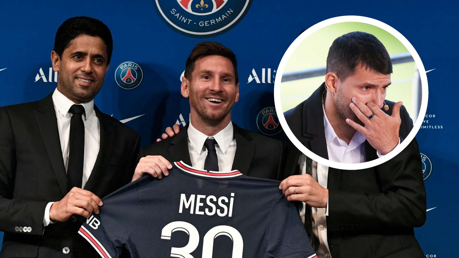 Lionel Messi Sergio Aguero GFX