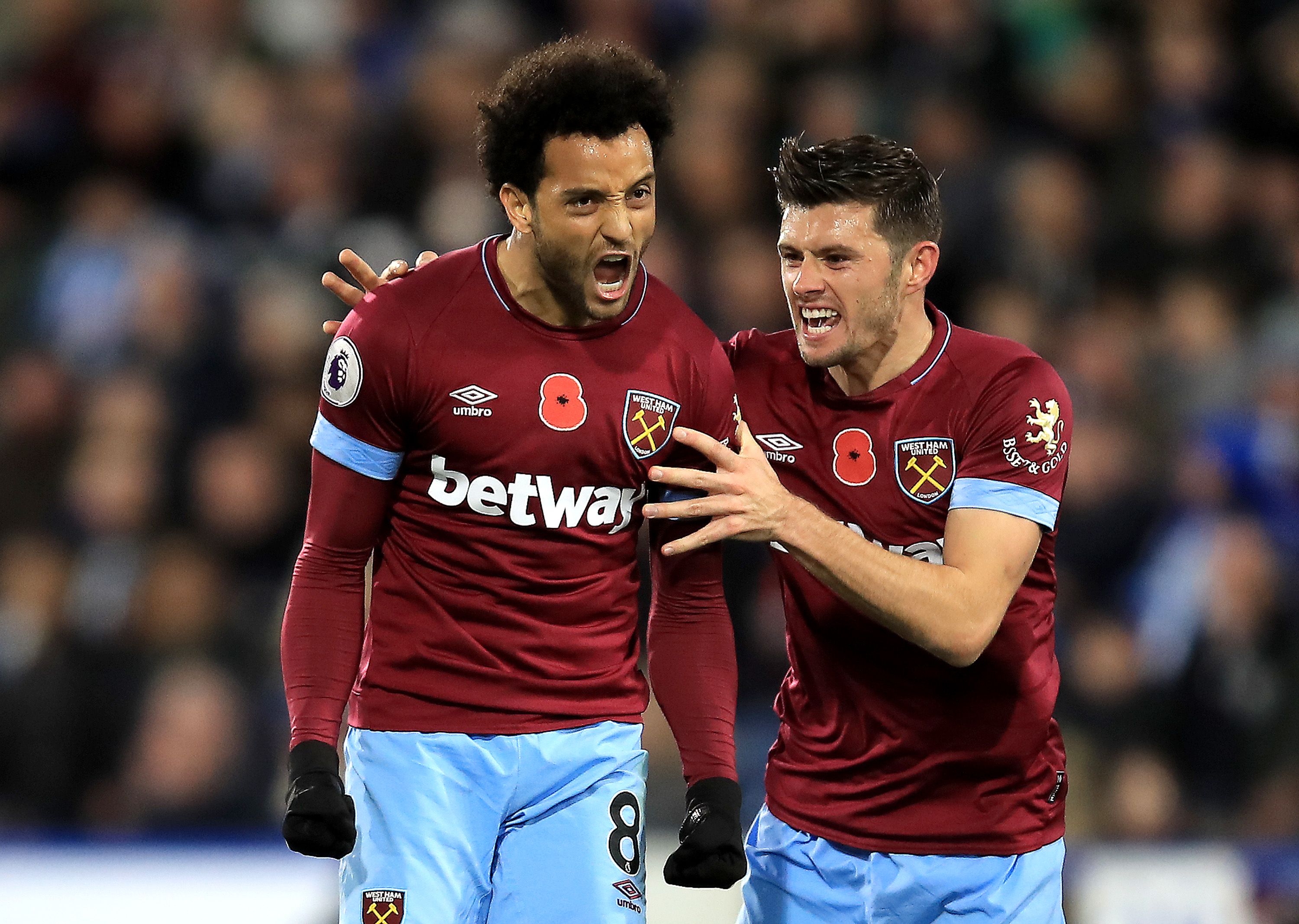 Felipe Anderson & Aaron Cresswell - West Ham United