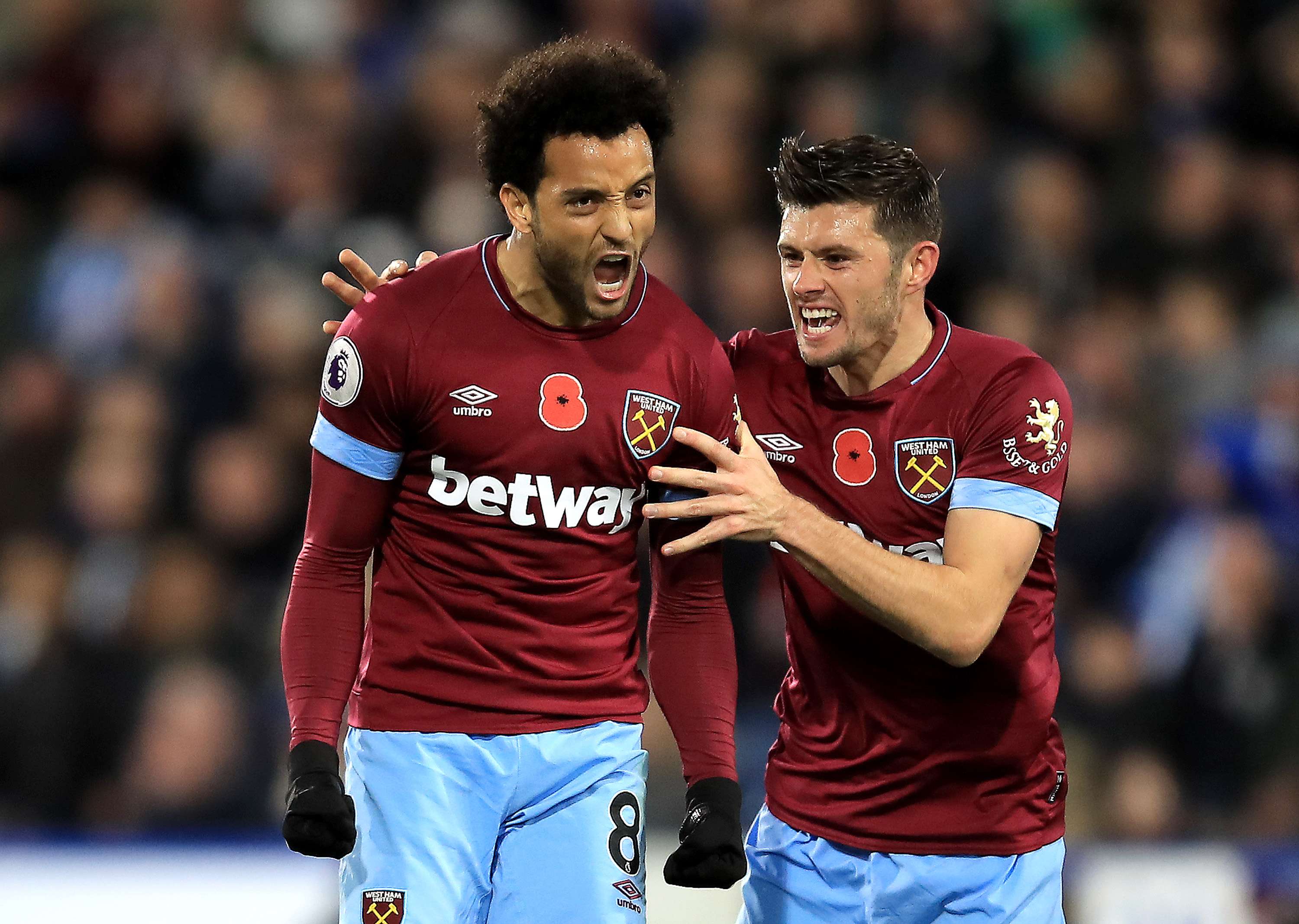 Felipe Anderson & Aaron Cresswell - West Ham United