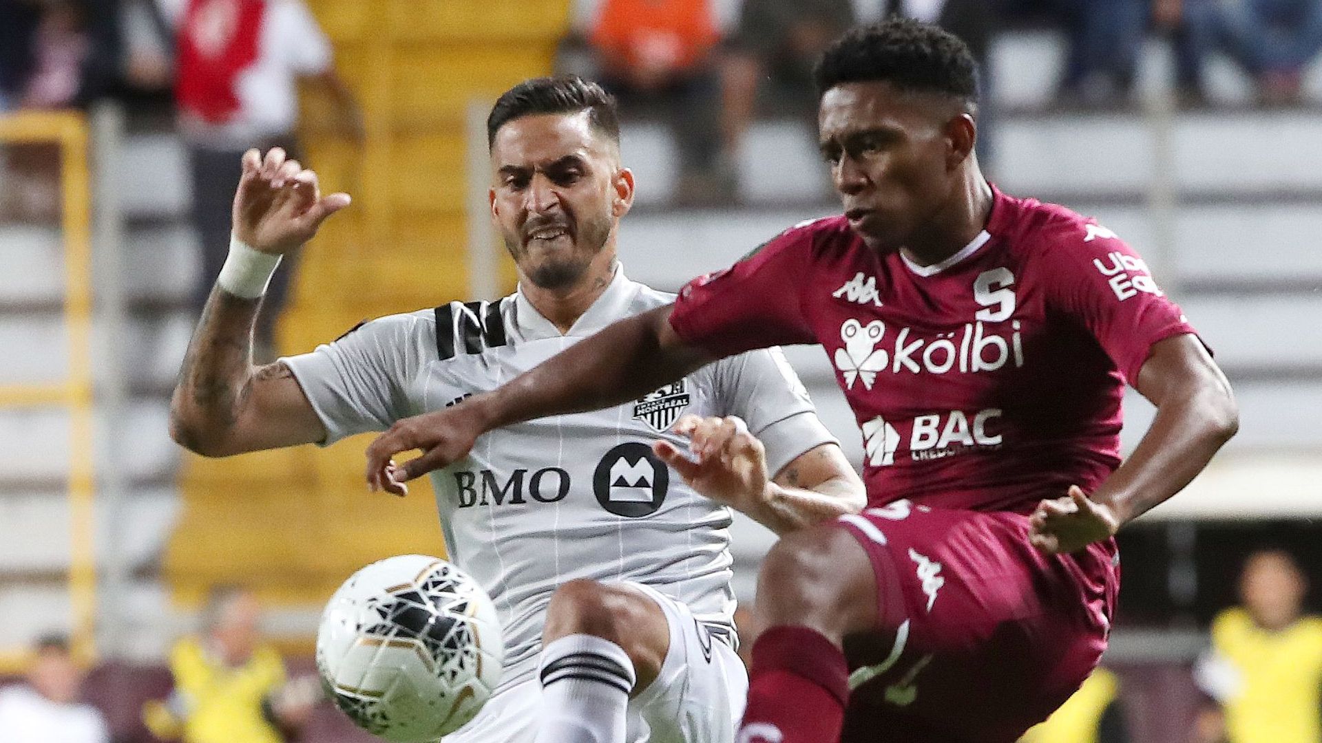 Jorge Corrales and Yostin Salinas Saprissa v Montreal CONCACAF Champions League 02192020