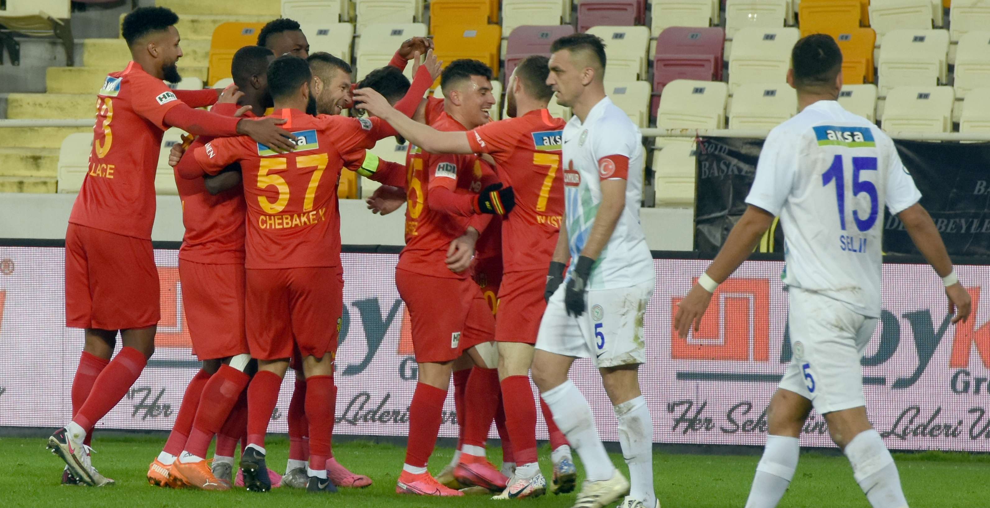 Yeni Malatyaspor Goal Celebration vs. Rizespor 01/17/21