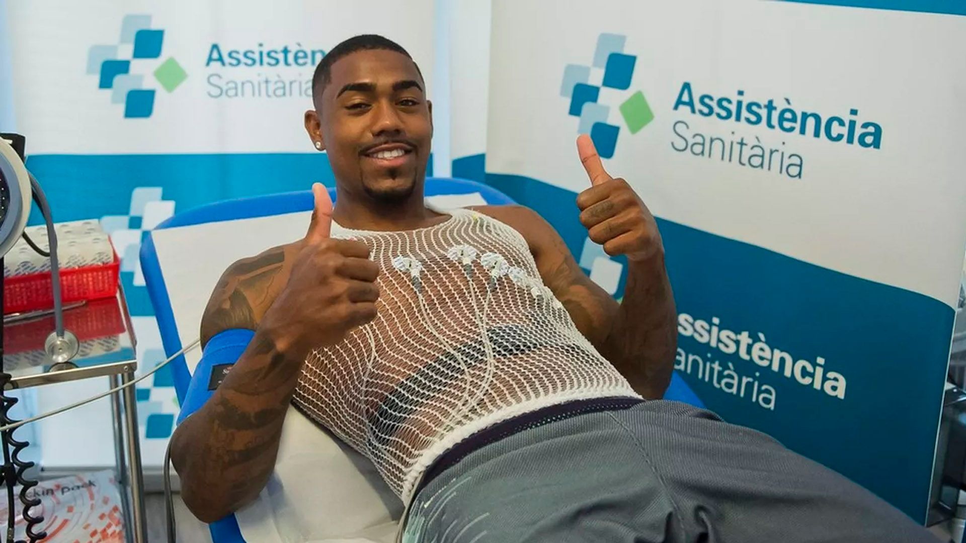 Malcom exames médicos Barcelona 25 07 18