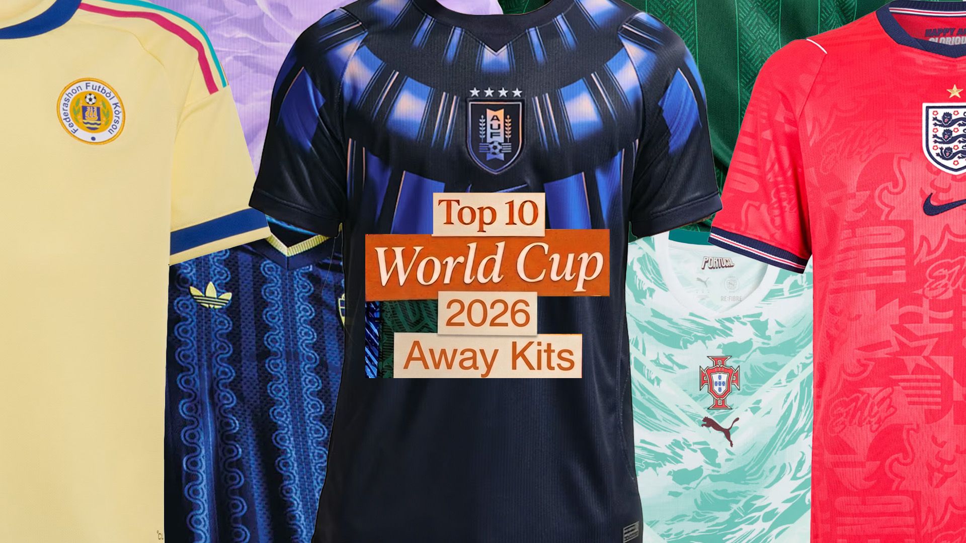Top 10 away WC 2026 kits 