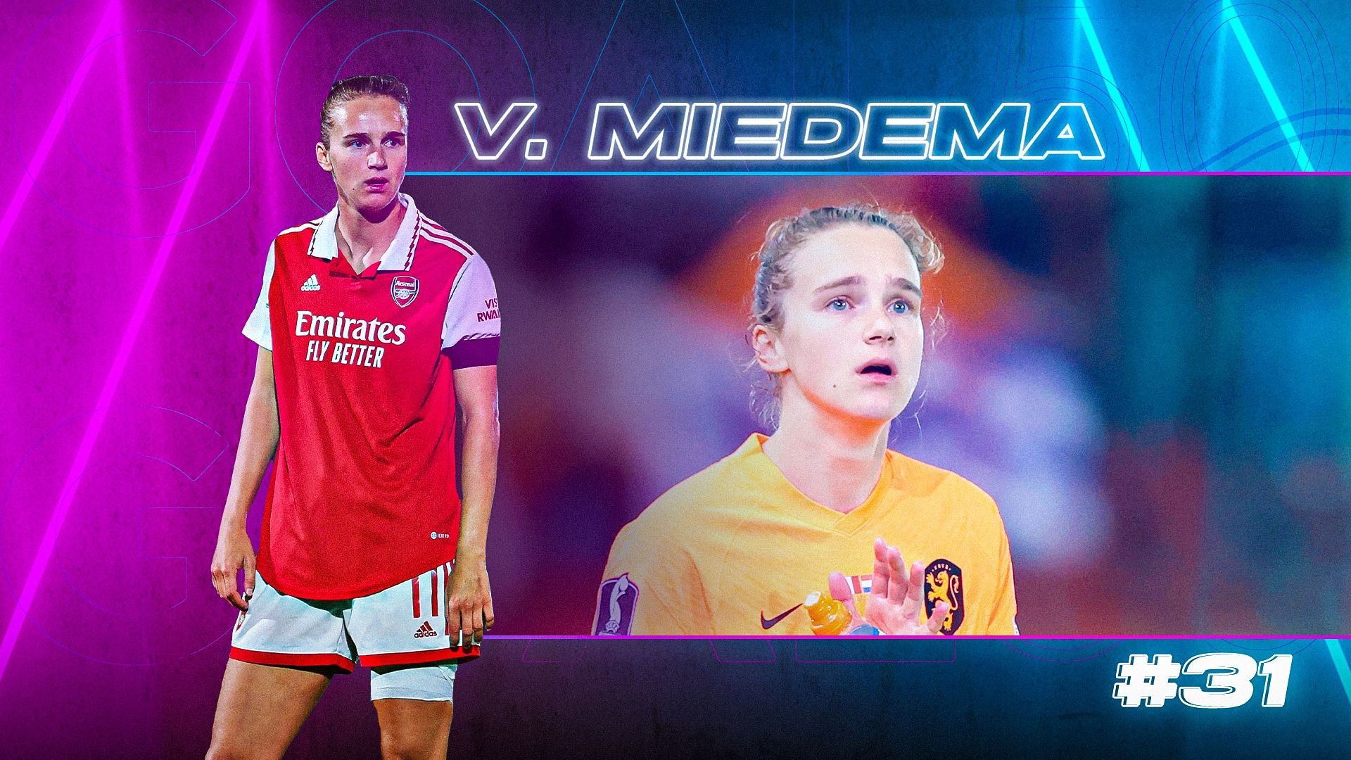 GOAL50 2022 Vivianne Miedema GFX Ranking