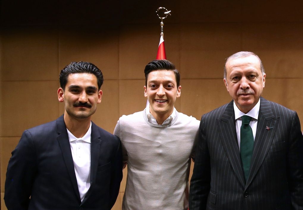 Ozil Gundogan Erdogan