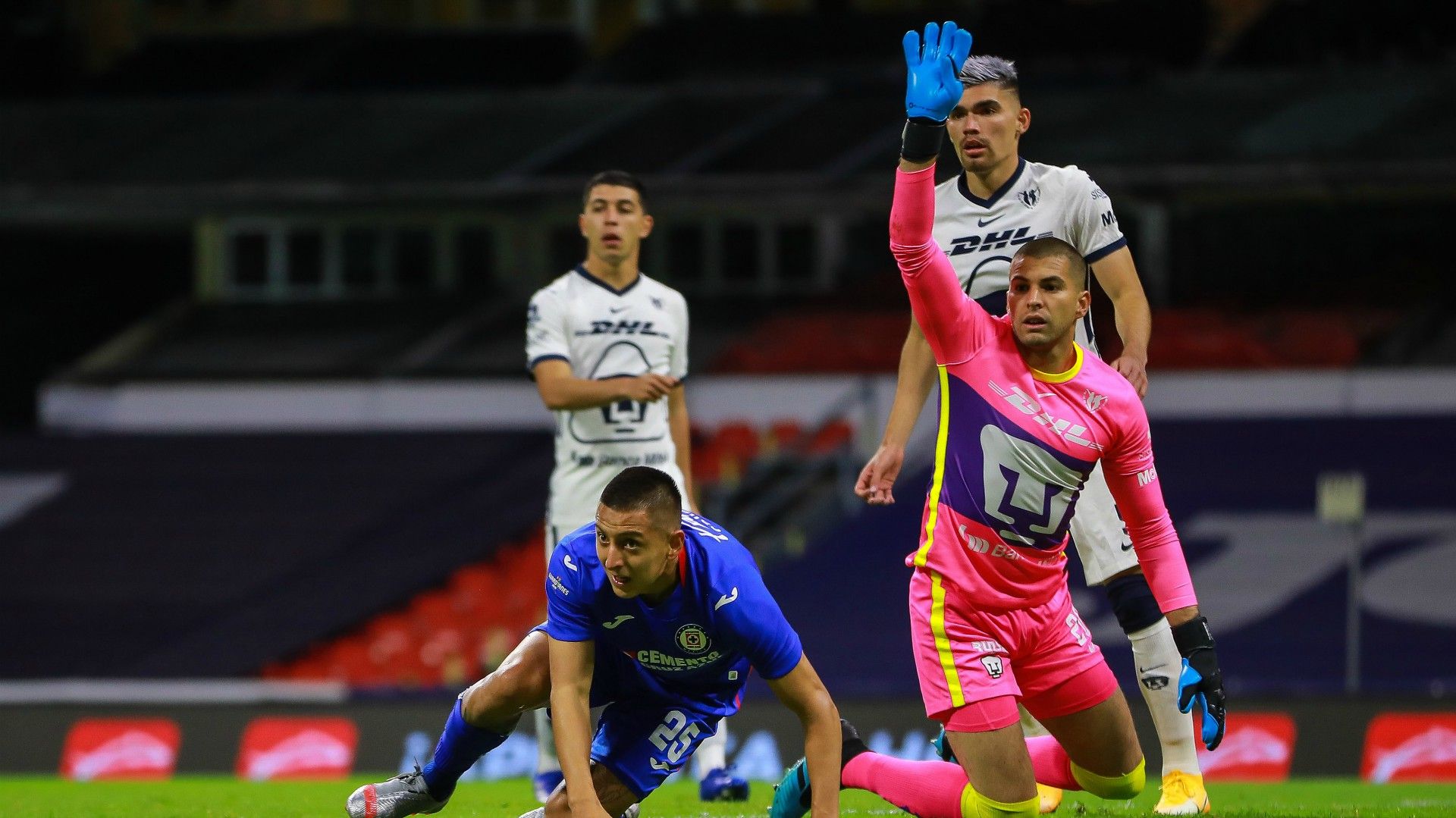 Cruz Azul Pumas Roberto Alvarado Guardianes 2020