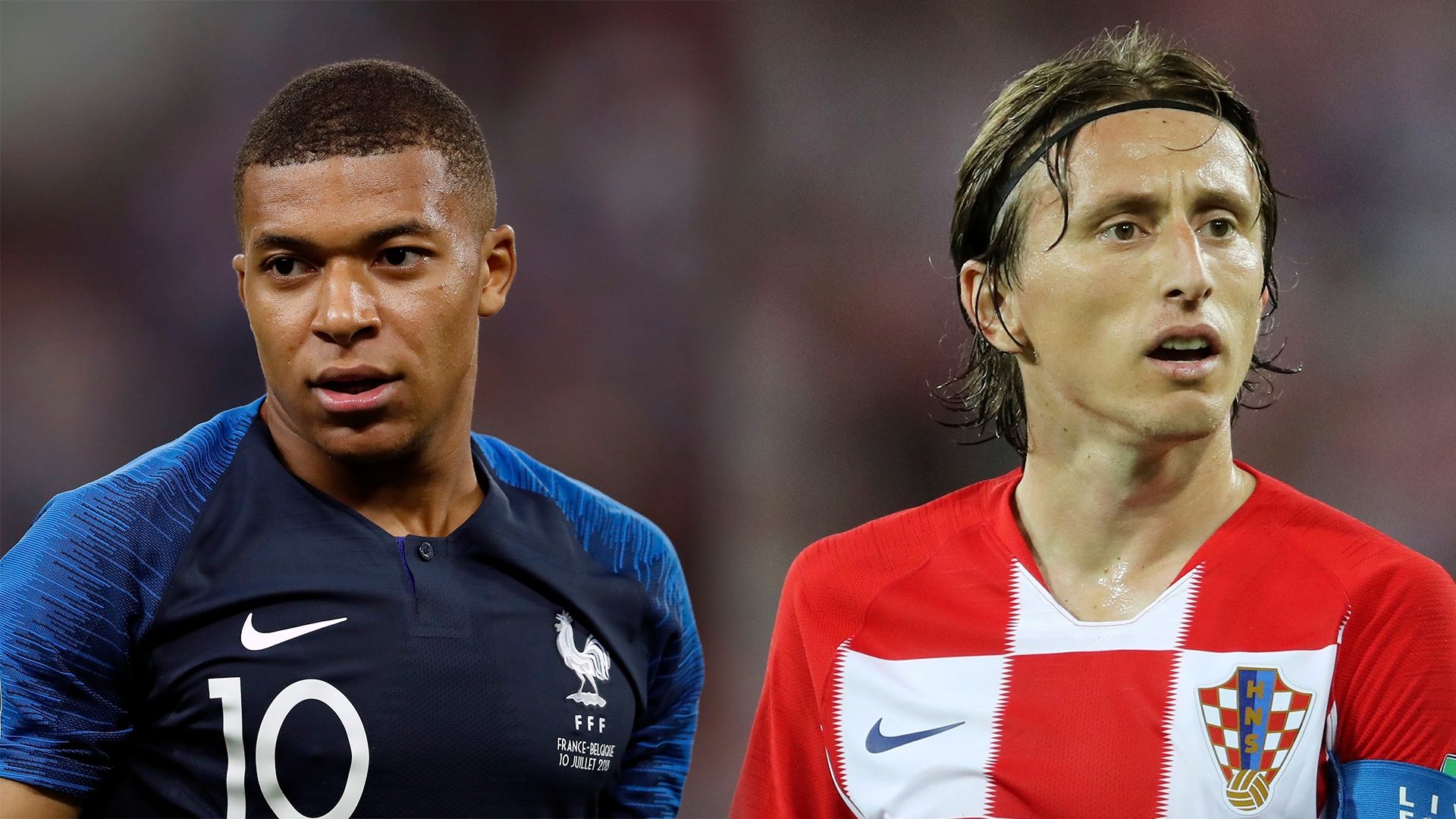 GFX Kylian Mbappe Luka Modric World Cup 2018