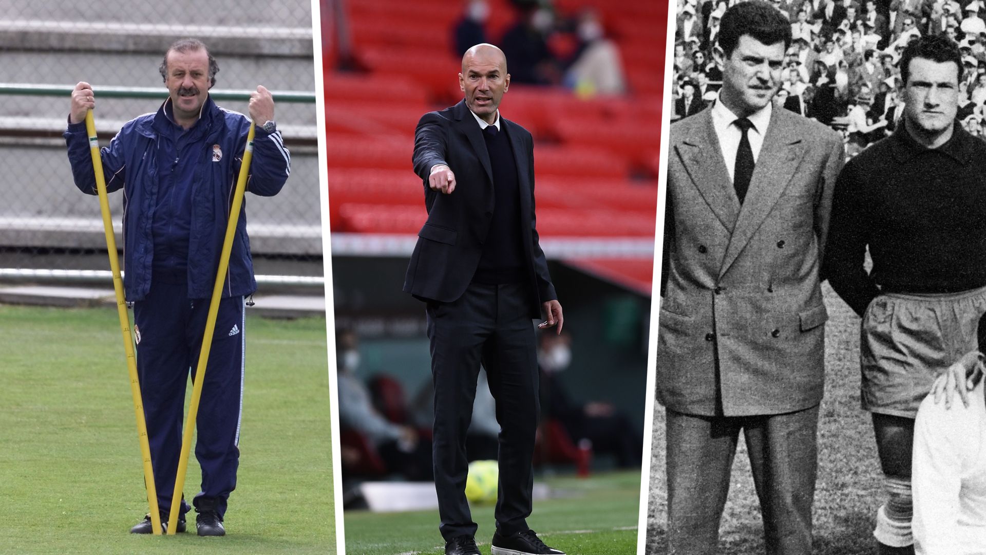 Entrenadores con mas titulos en el Real Madrid