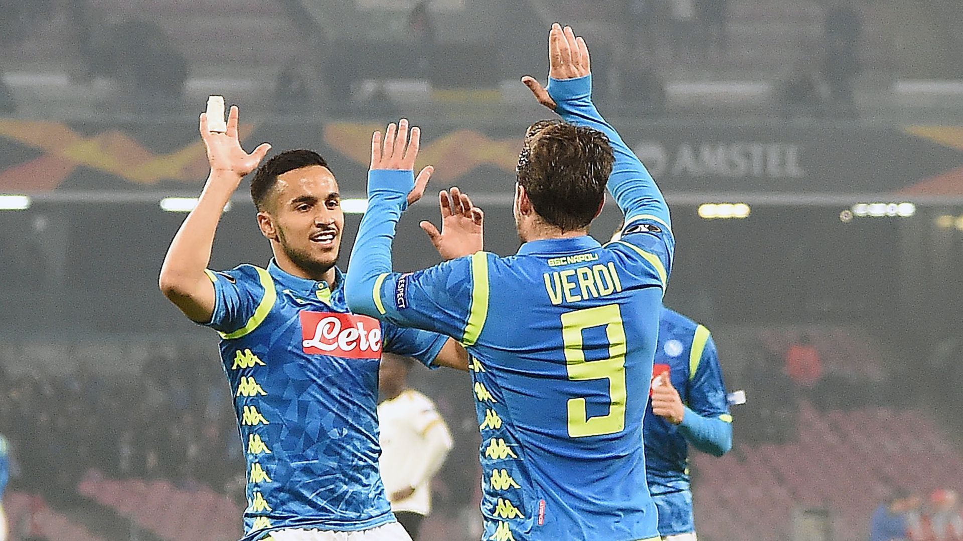 Adam Ounas Simone Verdi Napoli Zurich Europa League