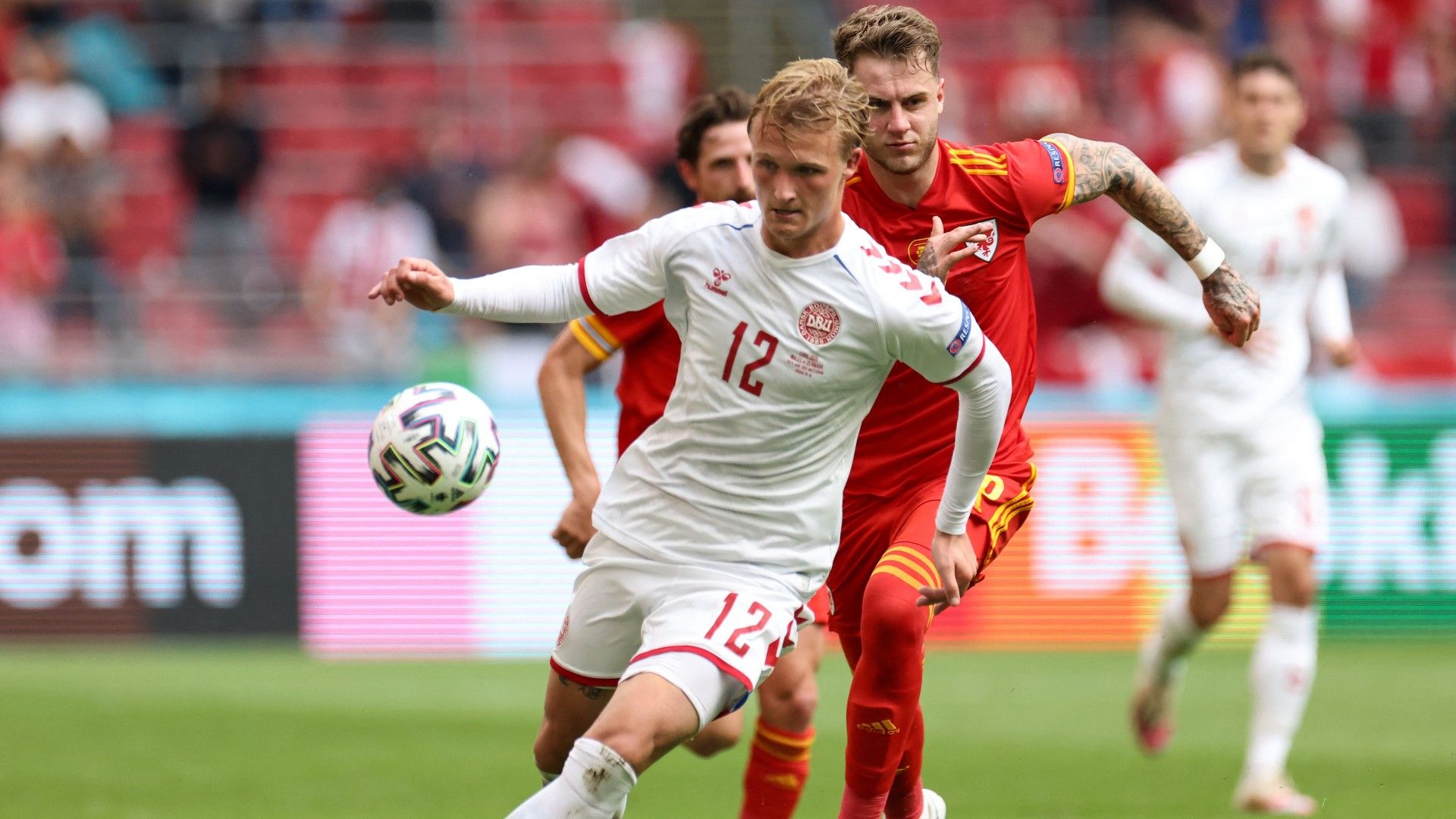Kasper Dolberg Denmark Wales Euro 2020