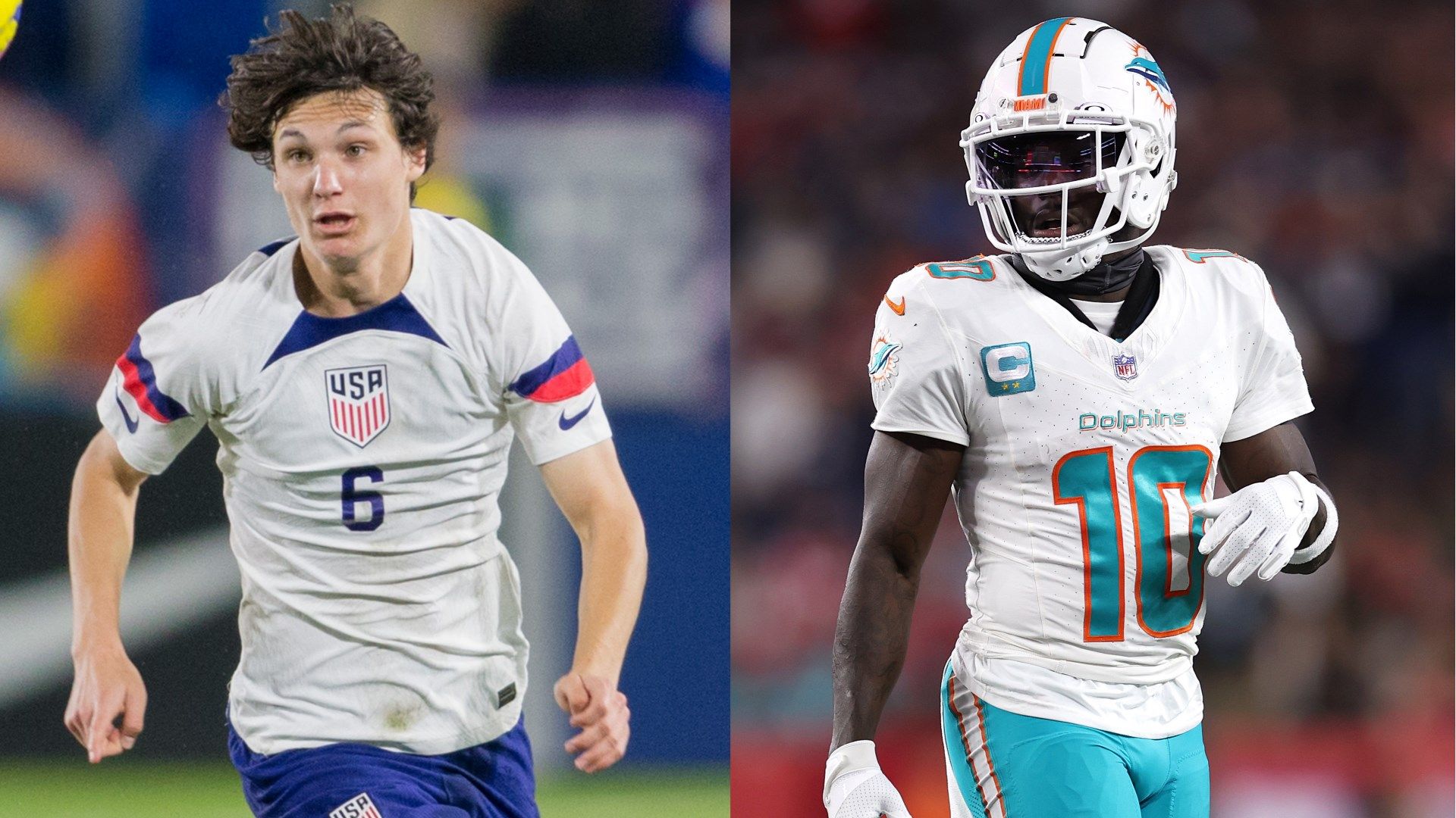 Paxten Aaronson Tyreek Hill split