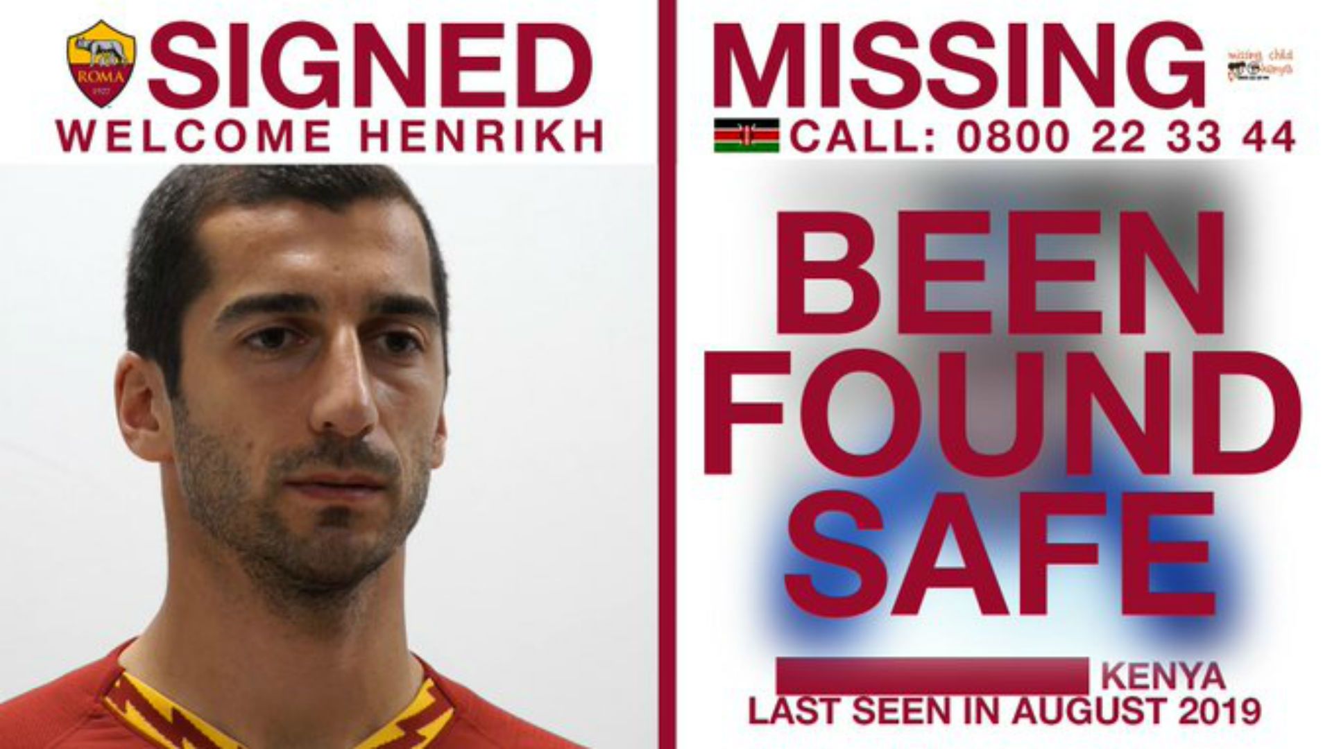 AS ROma child found in Kenya.