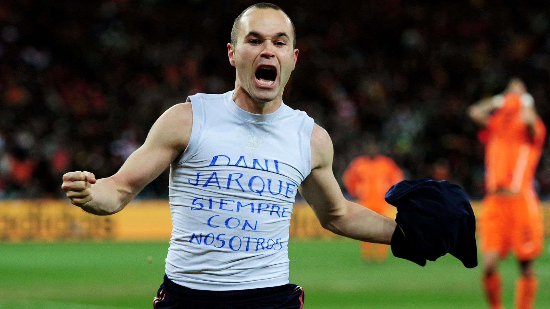 Andres Iniesta Spain 2010 World Cup final