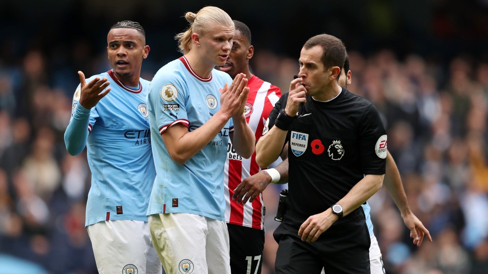 Erling Haaland Manchester City Brentford 2022-23