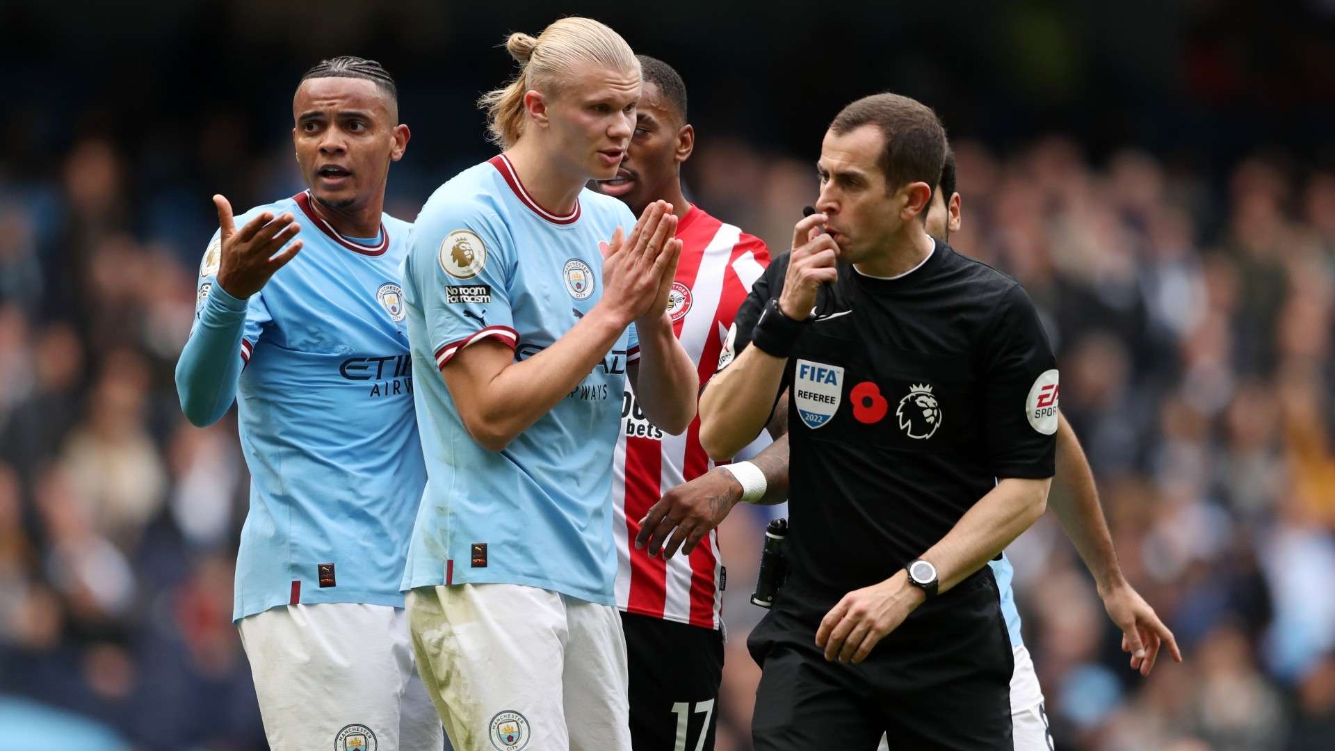 Erling Haaland Manchester City Brentford 2022-23