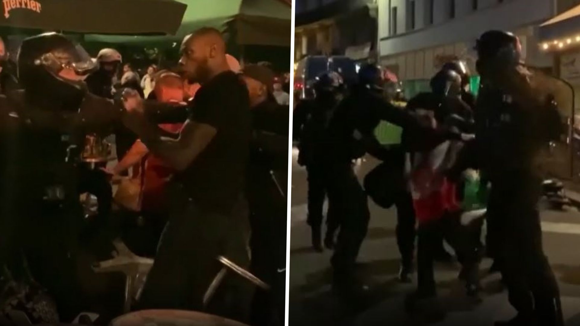 Police Liverpool Fans Champions League Final