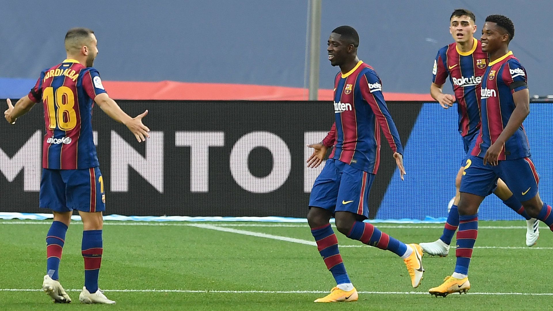 Ousmane Dembele Barcelona vs Real Betis La Liga 2020-21