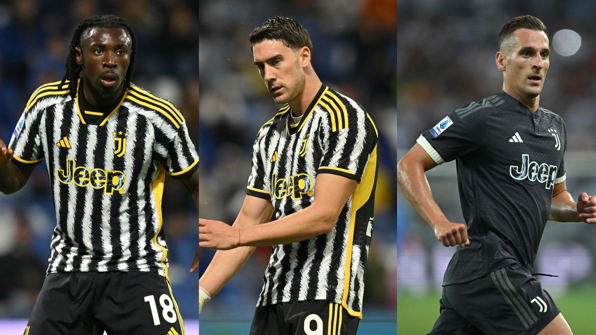 Kean Vlahovic Milik Juventus 