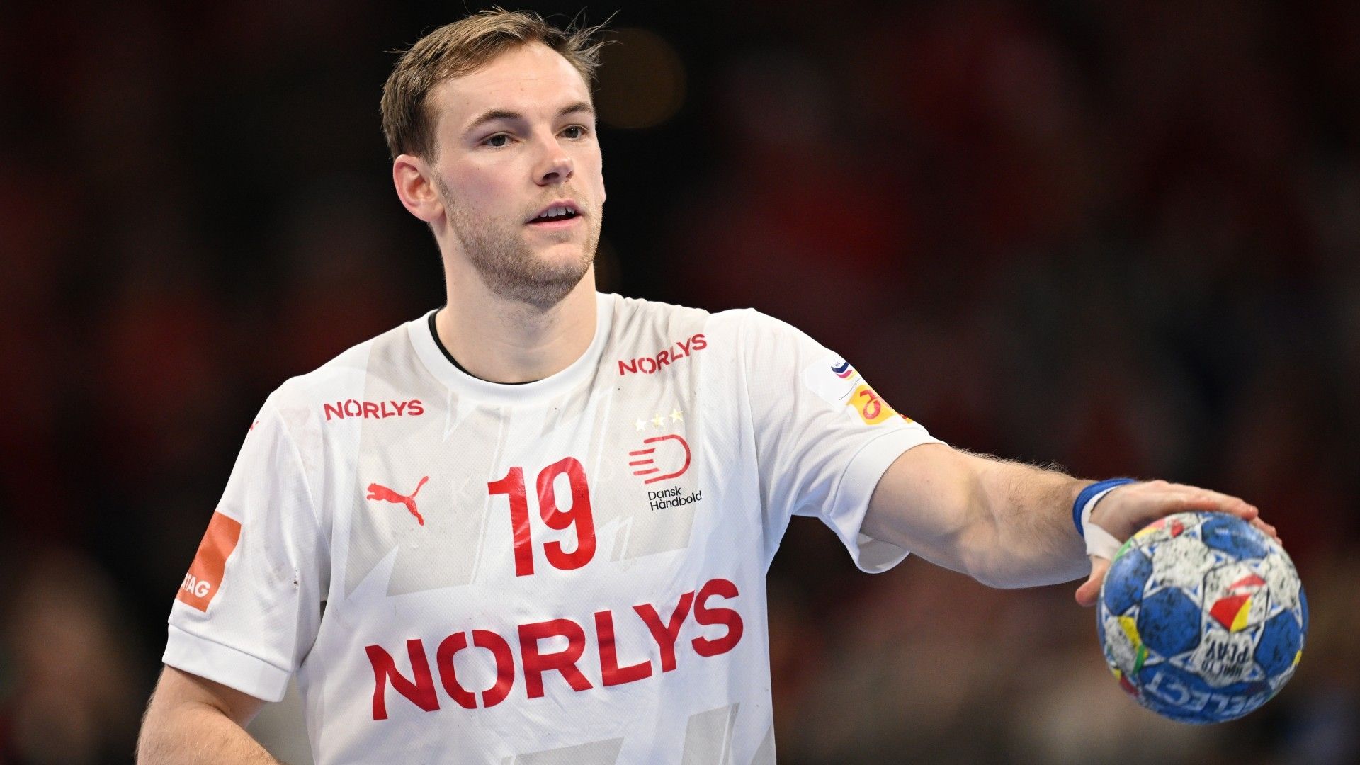 Mathias Gidsel of Denmark