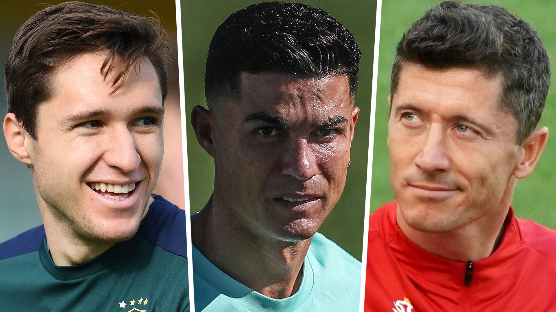 Federico Chiesa Cristiano Ronaldo Robert Lewandowski