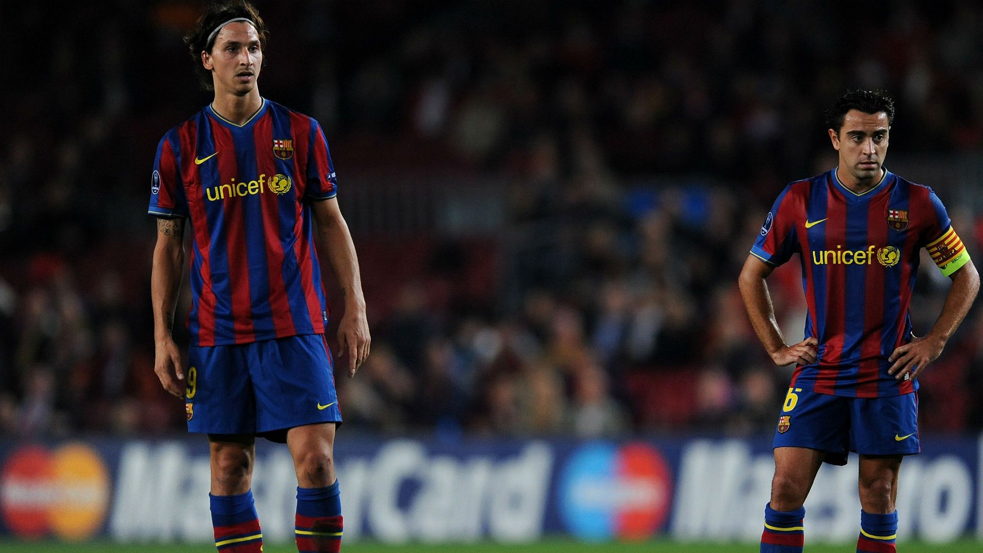 Ibrahimovic Xavi Barcelona