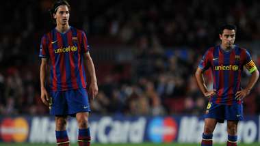Ibrahimovic Xavi Barcelona