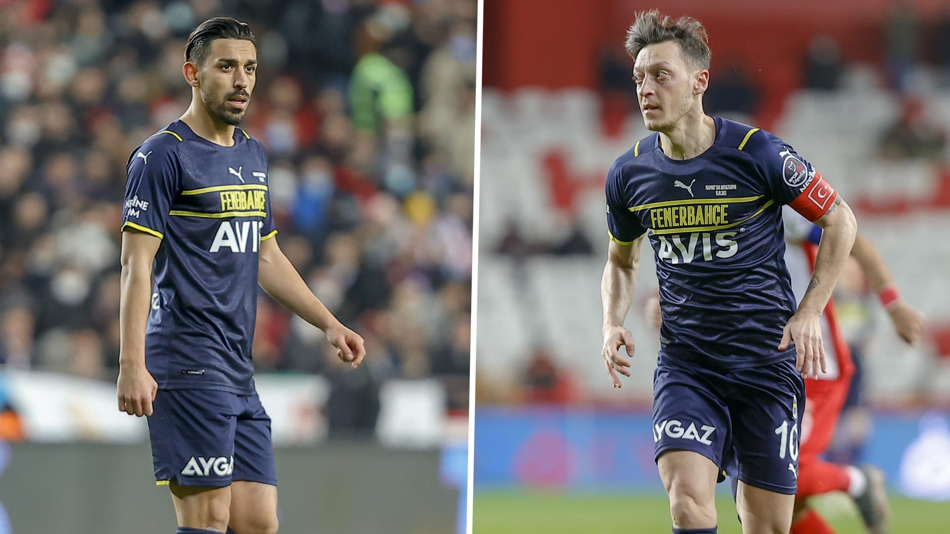 Irfan Can Kahveci & Mesut Ozil Fenerbahce vs Antalyaspor 01/15/22