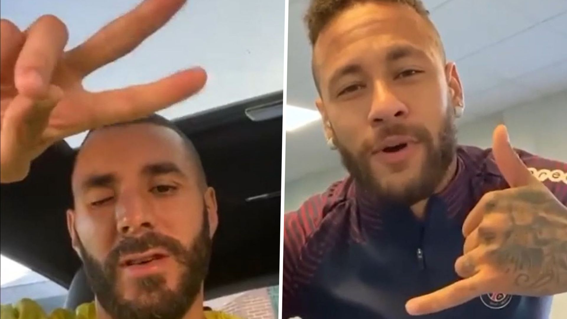 BENZEMA NEYMAR VIDEOBOTSCHAFT CAPITAL BRA GFX