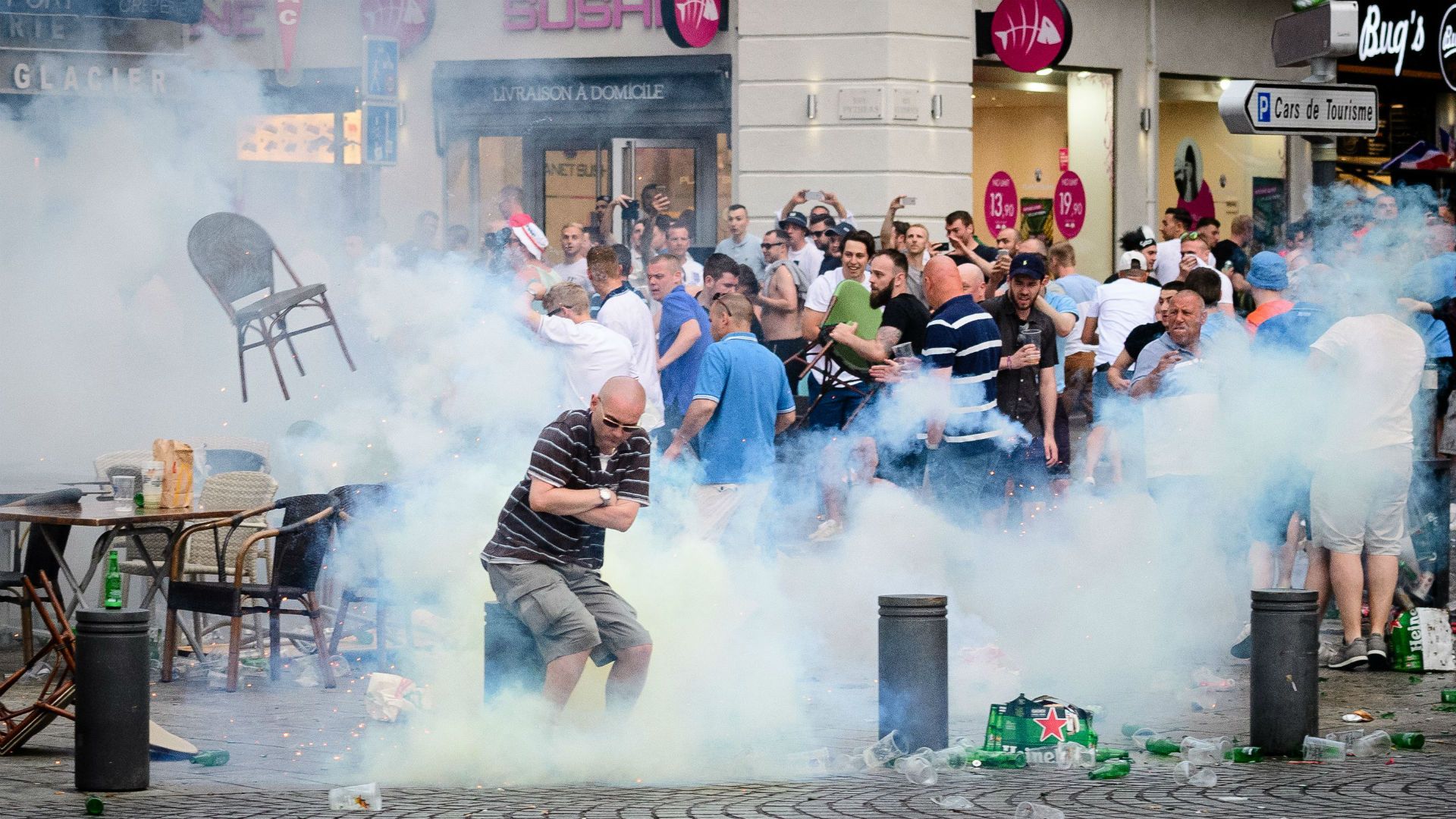 England fans Marseille