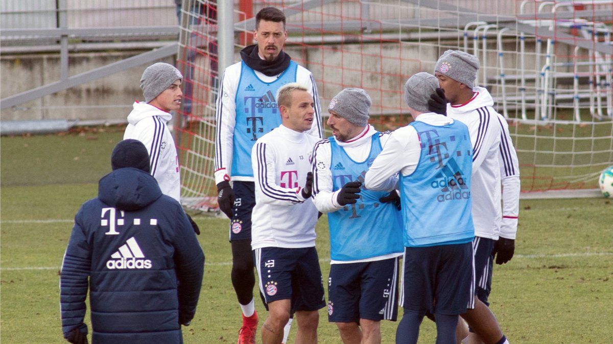 Pelea James Rudy Bayern Munich