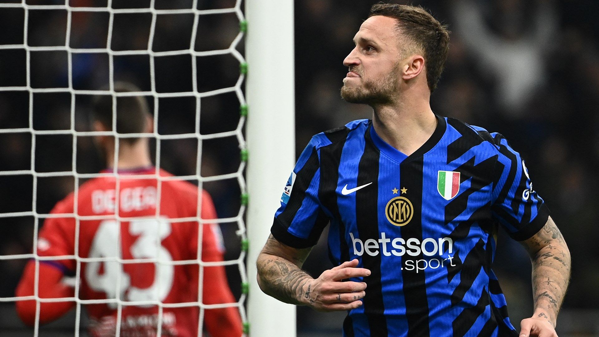 Arnautovic Inter Fiorentina