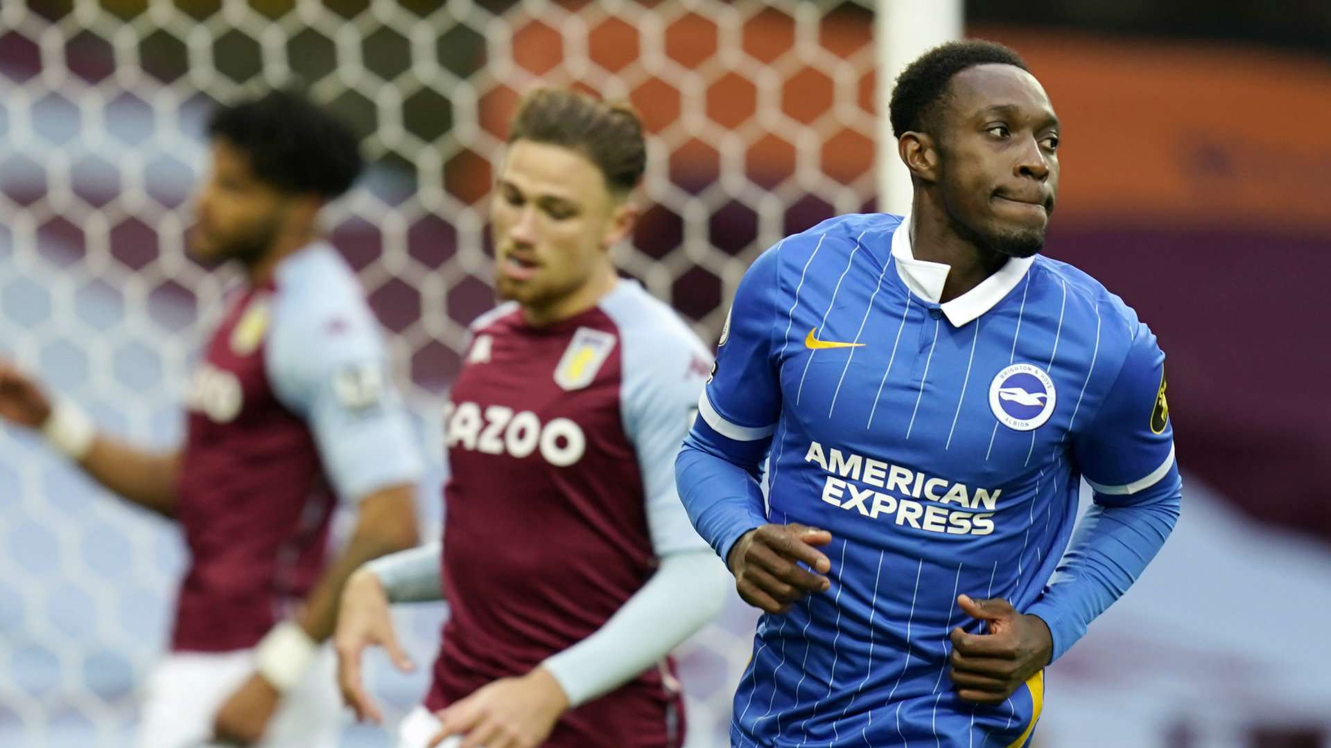Danny Welbeck Aston Villa vs Brighton Premier League 2020-21