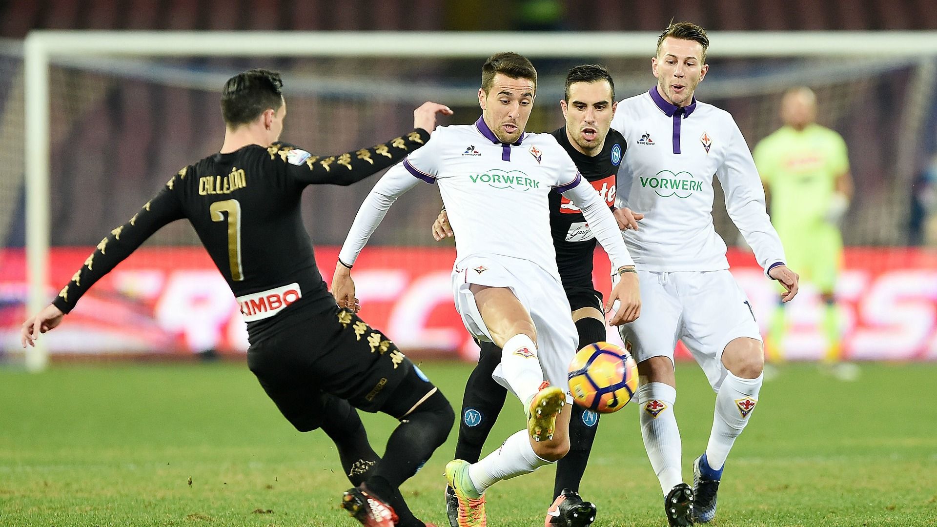 Josè Maria Callejon Matias Vecino Federico Bernardeschi Napoli Fiorentina Serie A