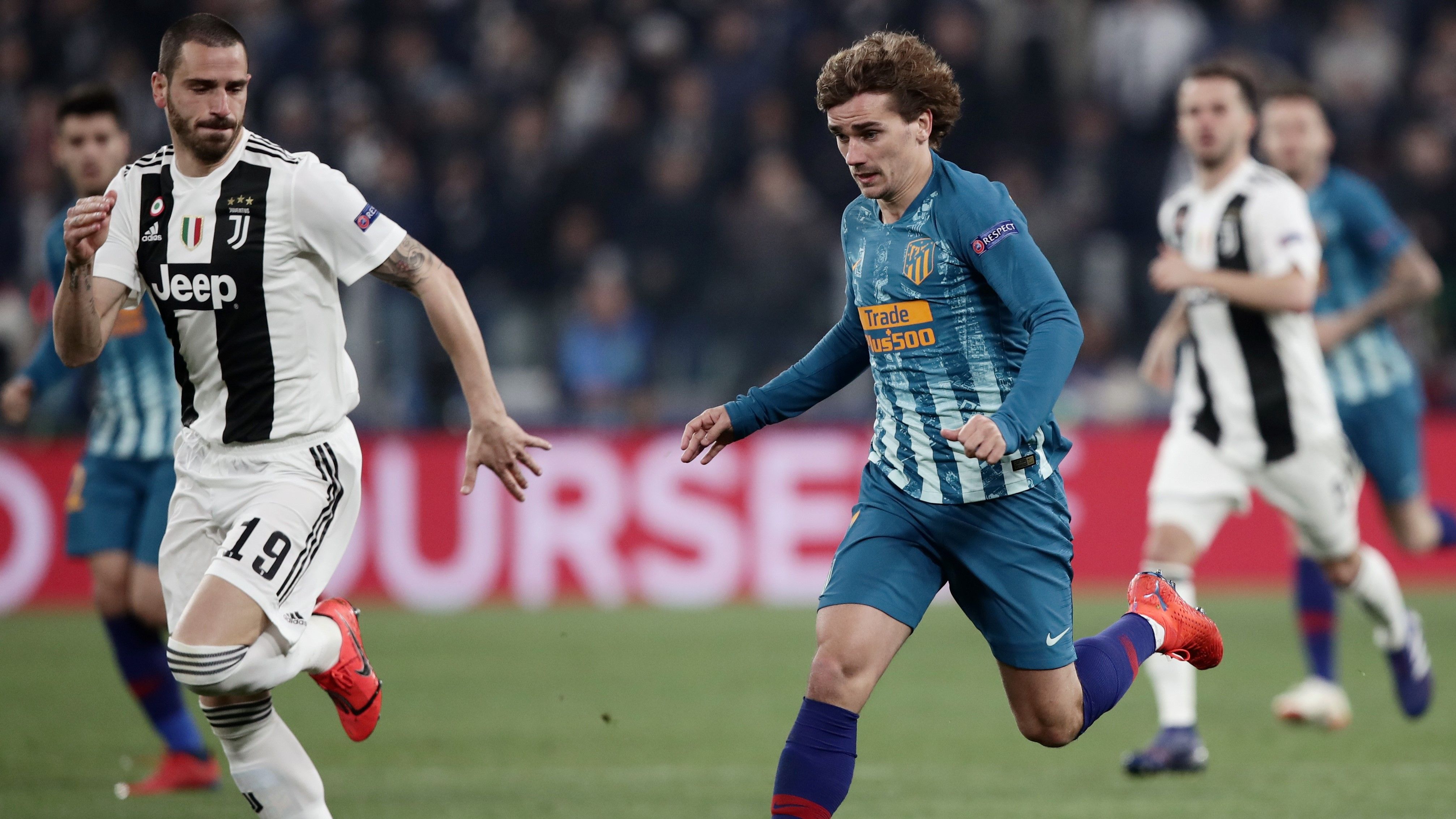 Antoine Griezmann Leonardo Bonucci Juventus Atlético de Madrid UCL 12032019