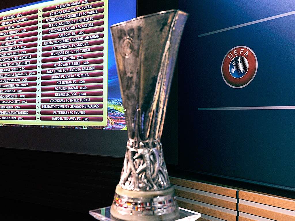 Europa League trophy general draw