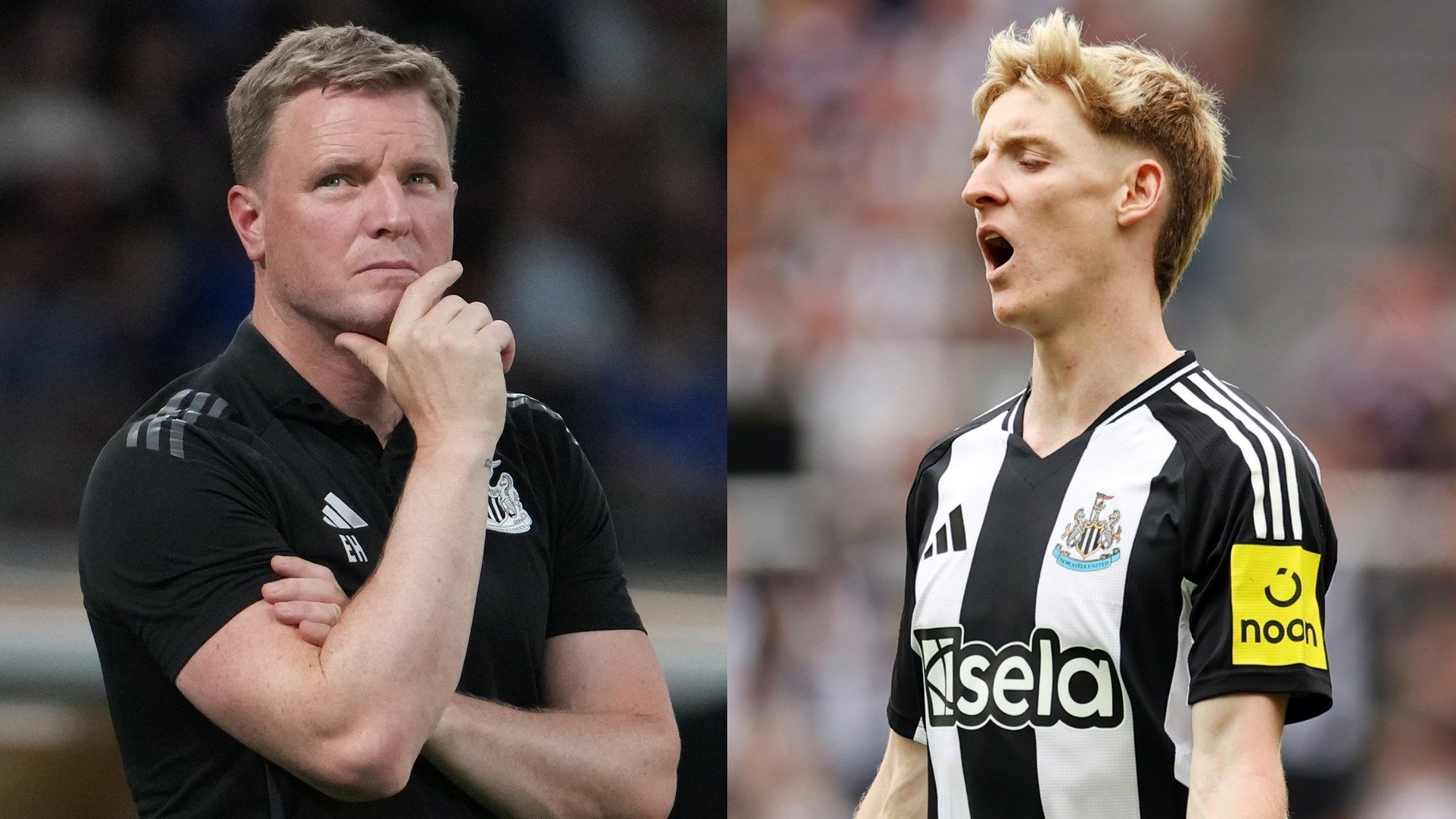 Eddie Howe Anthony Gordon split 2024