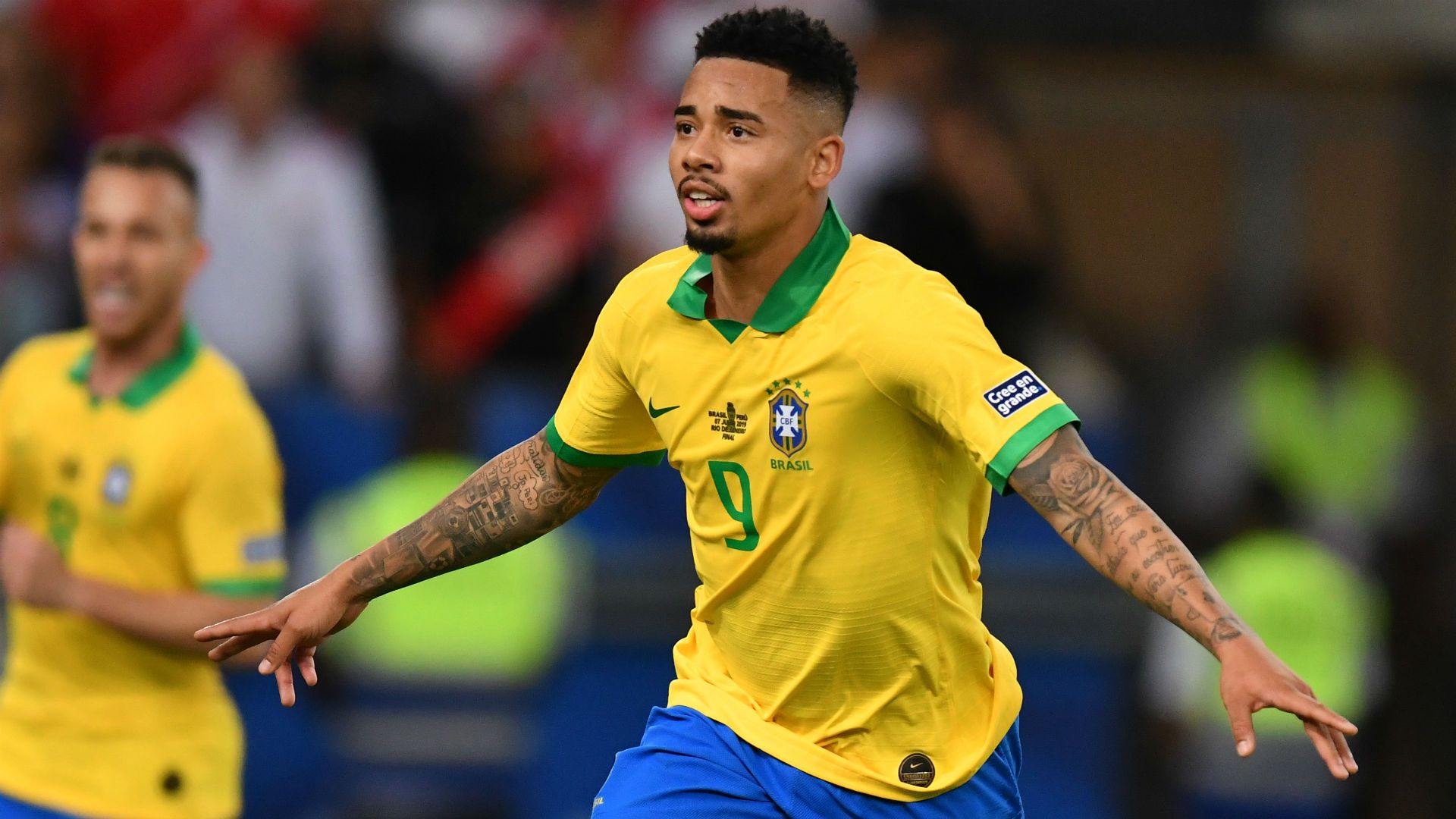 Gabriel Jesus Brazil Peru Copa America 2019 final