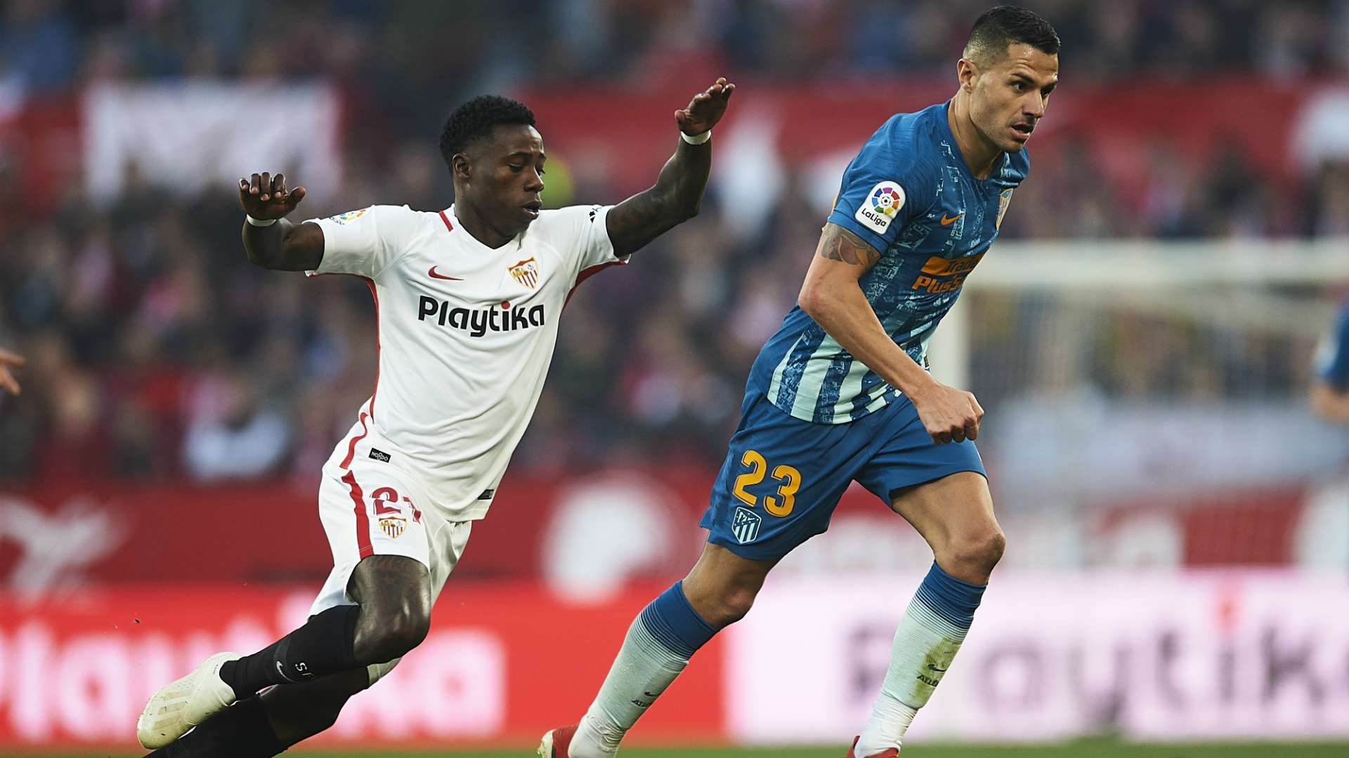 Quincy Promes Vitolo Sevilla - Atletico Madrid 01062019