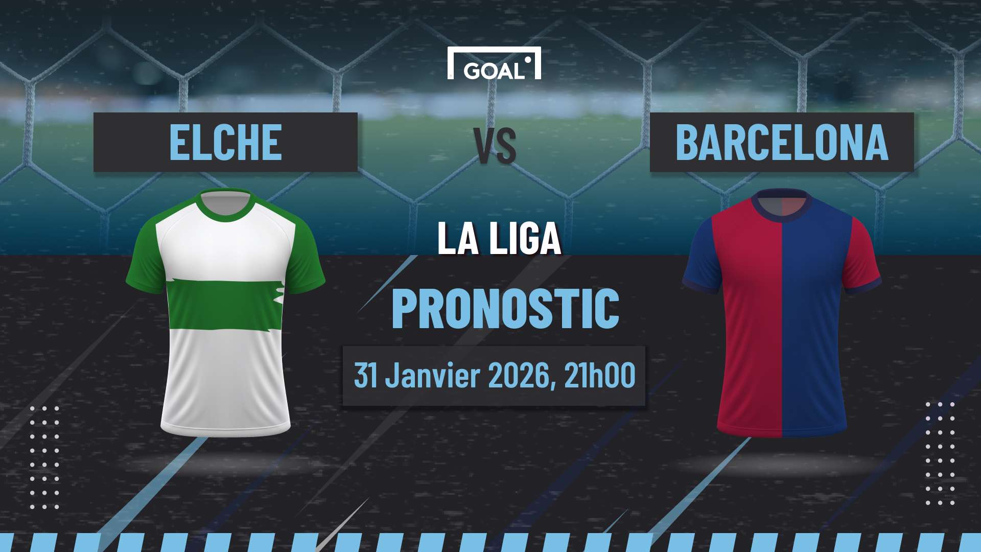 Pronostic Elche vs Barcelone