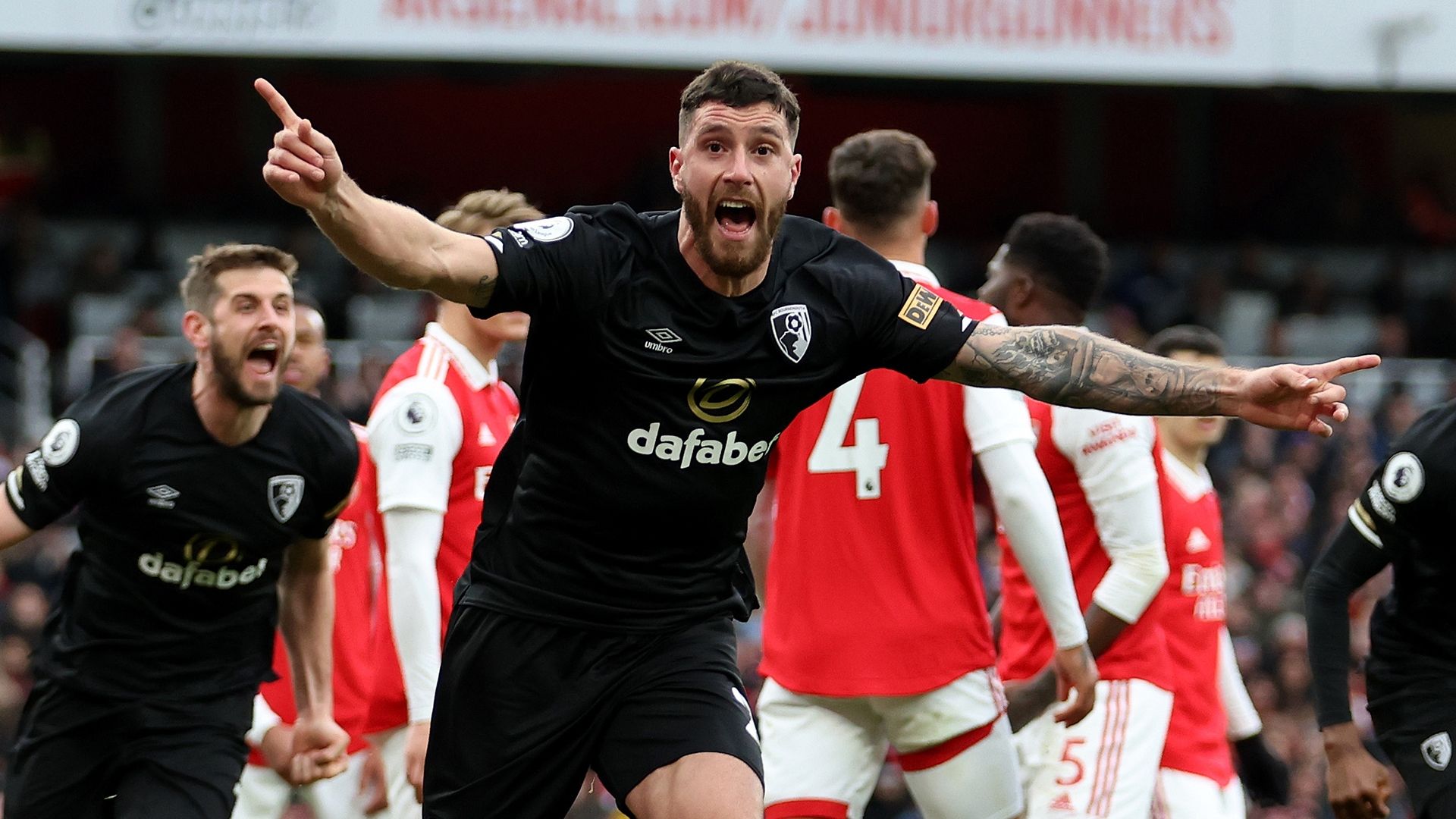 Marcos Senesi Arsenal Bournemouth Premier League 2022-23