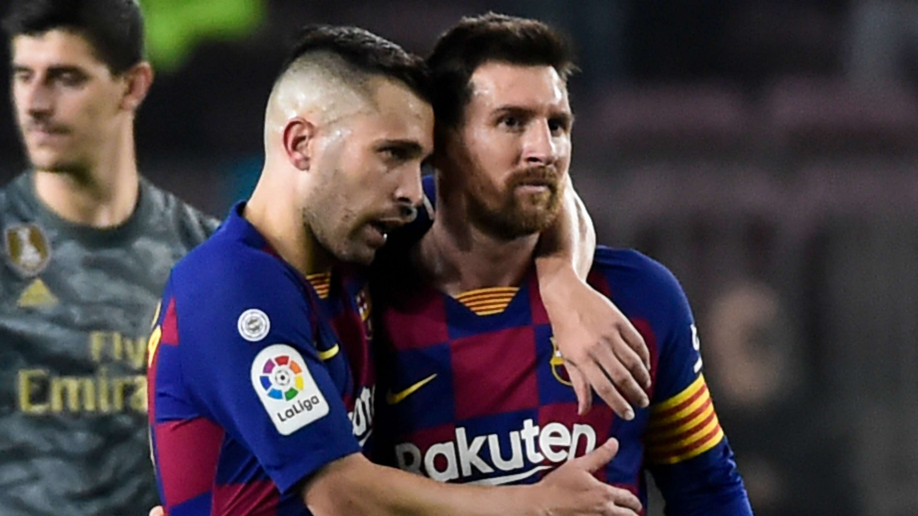 Jordi Alba Lionel Messi Barcelona 2019-20